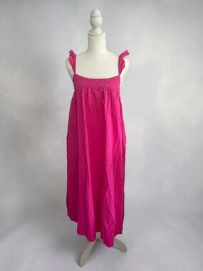 SHOW ME YOUR MUMU Pink Smocked Maxi Sundress Size XS